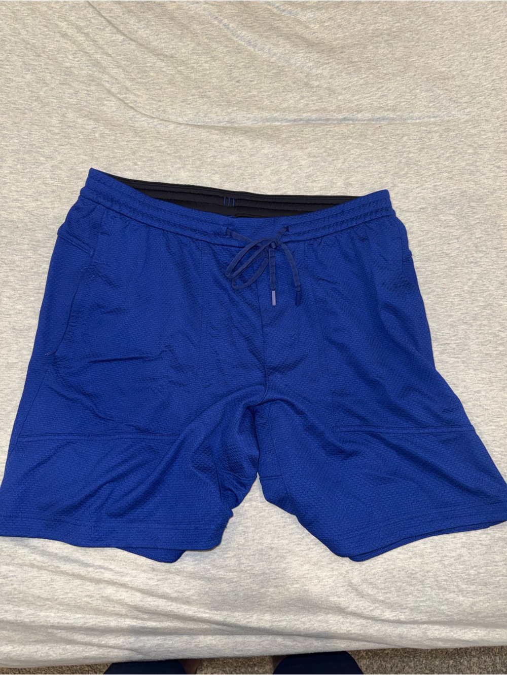 lululemon athletica Men's Drawstring Athletic Shorts - Blue